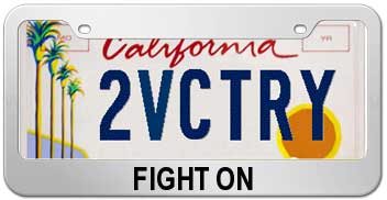 My new license plate: 2VCTRY